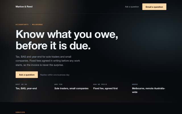 Light Well — the credential-led page in this direction
