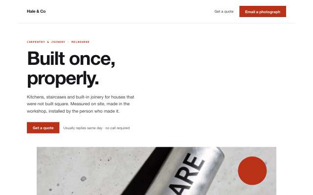 Flat Graphic — the image-led page in this direction