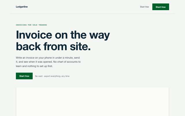 Blueprint — the product-led page in this direction