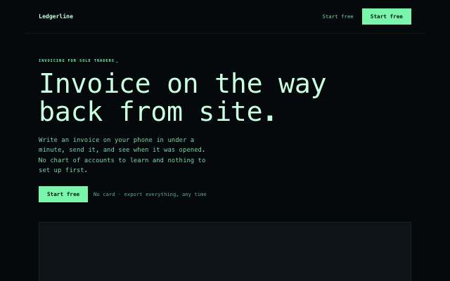 Terminal — the product-led page in this direction